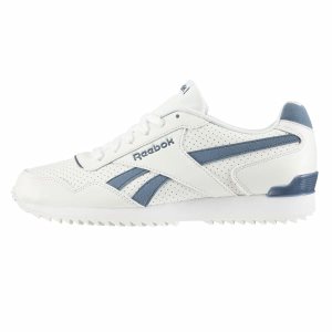 Reebok Royal Glide Ripple Clip Turnschuhe Herren - Weiß/Blau - DE 892-IYM